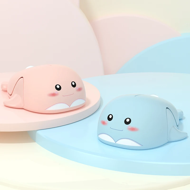 Wireless 2.4G Mouse Dolphin Designed Creative Ergonomic USB Optical 1600DPI Mini Silent Mice Cute Kid Gifts For PC Laptop Gaming