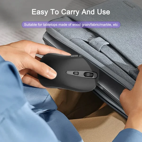 2.4G Wireless Mouse Portable Optical Office Mouse Silent Mouse Adjustable DPI Levels for Laptop Notebook PC MacBook Battery Mice