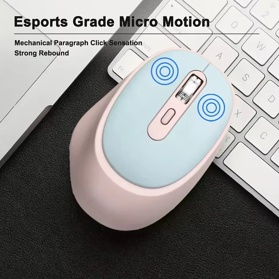 2.4G Wireless Mouse Portable Laptop Mouse Mobile Optical Office Mouse Adjustable DPI Levels for Notebook PC Laptop MacBook
