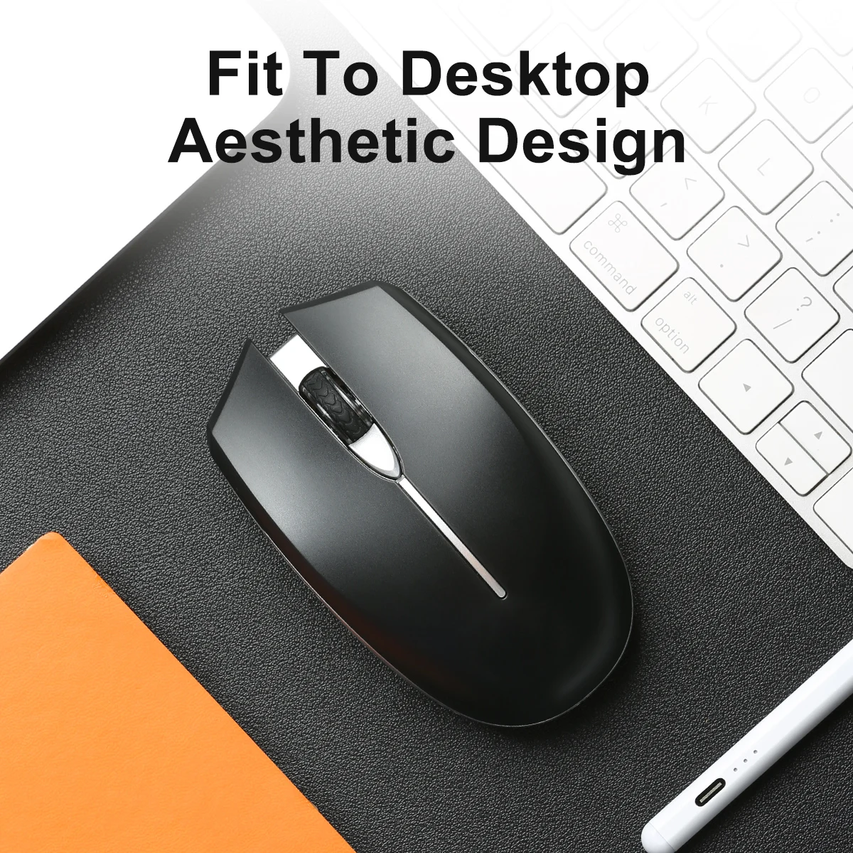 2025 New Rechargeable Wireless Mouse 2.4GHz Single Mode Computer Mice Optical Wireless Mouse with Nano Receiver for PC Laptop