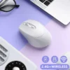 Wireless Computer Mouse 2.4G Bluetooth-Compatible Wireless Mouse USB Silent Gamer Mice For PC Laptop Macbook Tablet