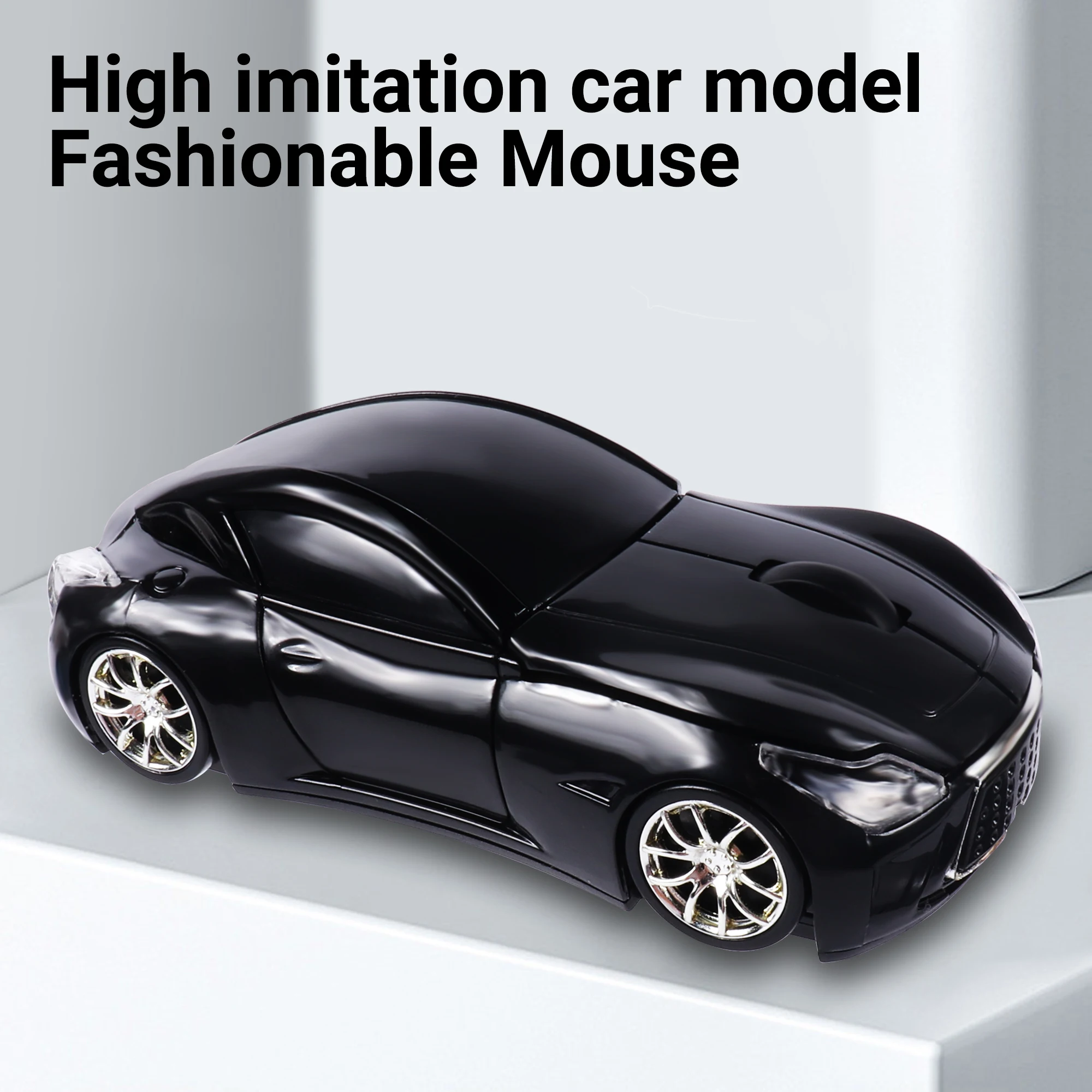 Wireless 2.4G Sports Car Mouse Plug And Play Light Weight Portable Creative Design Office Use Gift For Kid Play Game Mause