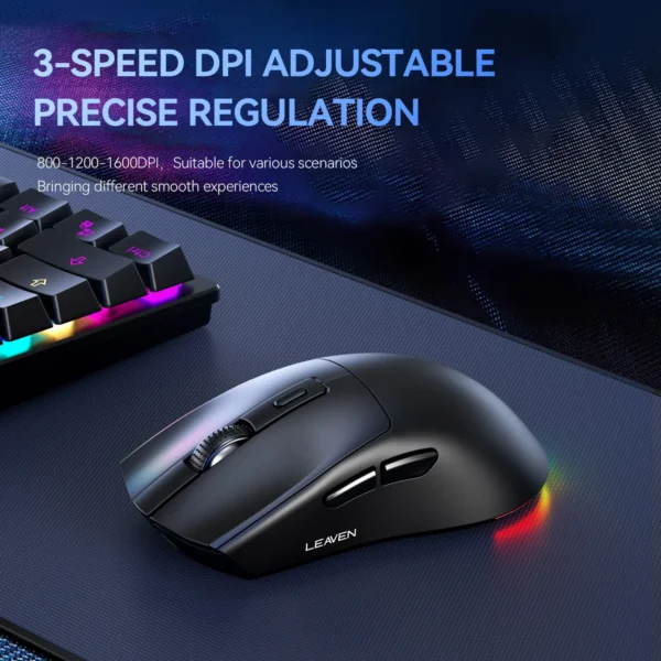 2.4G Bluetooth Dual Mode Receiver Optical Mouse Wireless Gaming Mouse 1600DPI Bluetooth Compatible Mouse for MacBook L