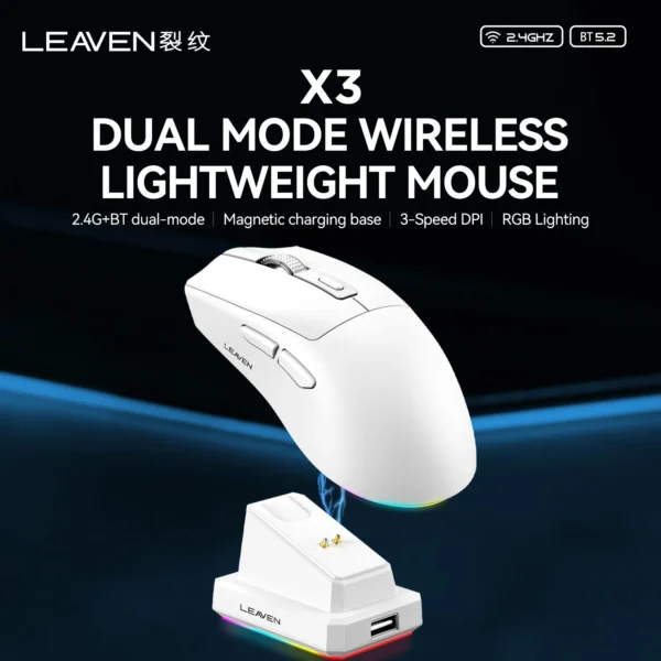 2.4G Bluetooth Dual Mode Receiver Optical Mouse Wireless Gaming Mouse 1600DPI Bluetooth Compatible Mouse for MacBook L