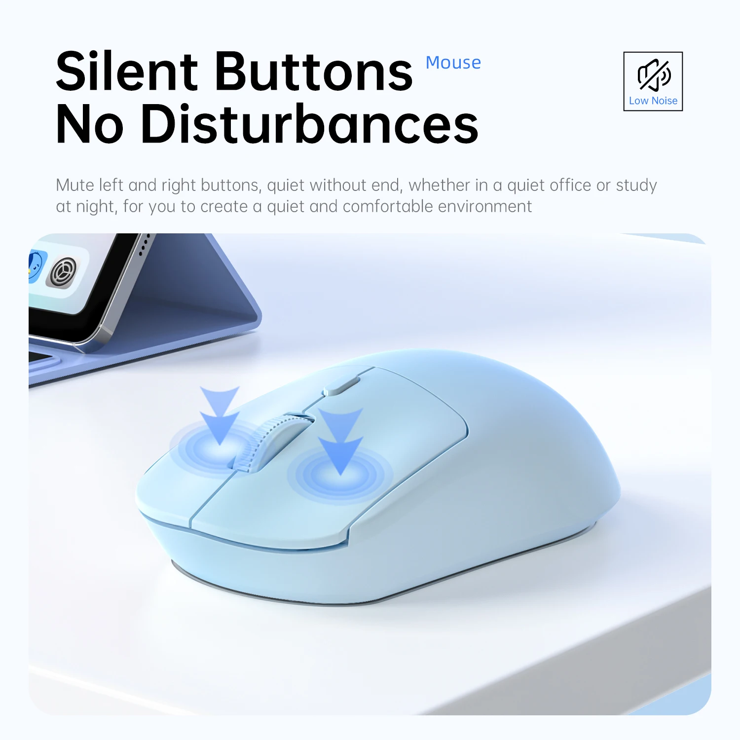 Wireless 2.4G USB Bluetooth Lightweight 1600 DPI Mouse Ergonomics Mute Silent Gaming Mice for Macbook Desktop Laptop For iPad