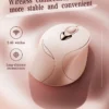 M8P Wireless Mouse Charging Girls Office Lightweight Portable Ergonomic 2.4G Wireless Power Display Milk Tea Color