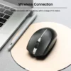 2.4G Wireless Mouse 4 Buttons Professional Optical Wireless 1600 DPI Mouse Rechargeable Mouse Portable for Laptop PC Gamer