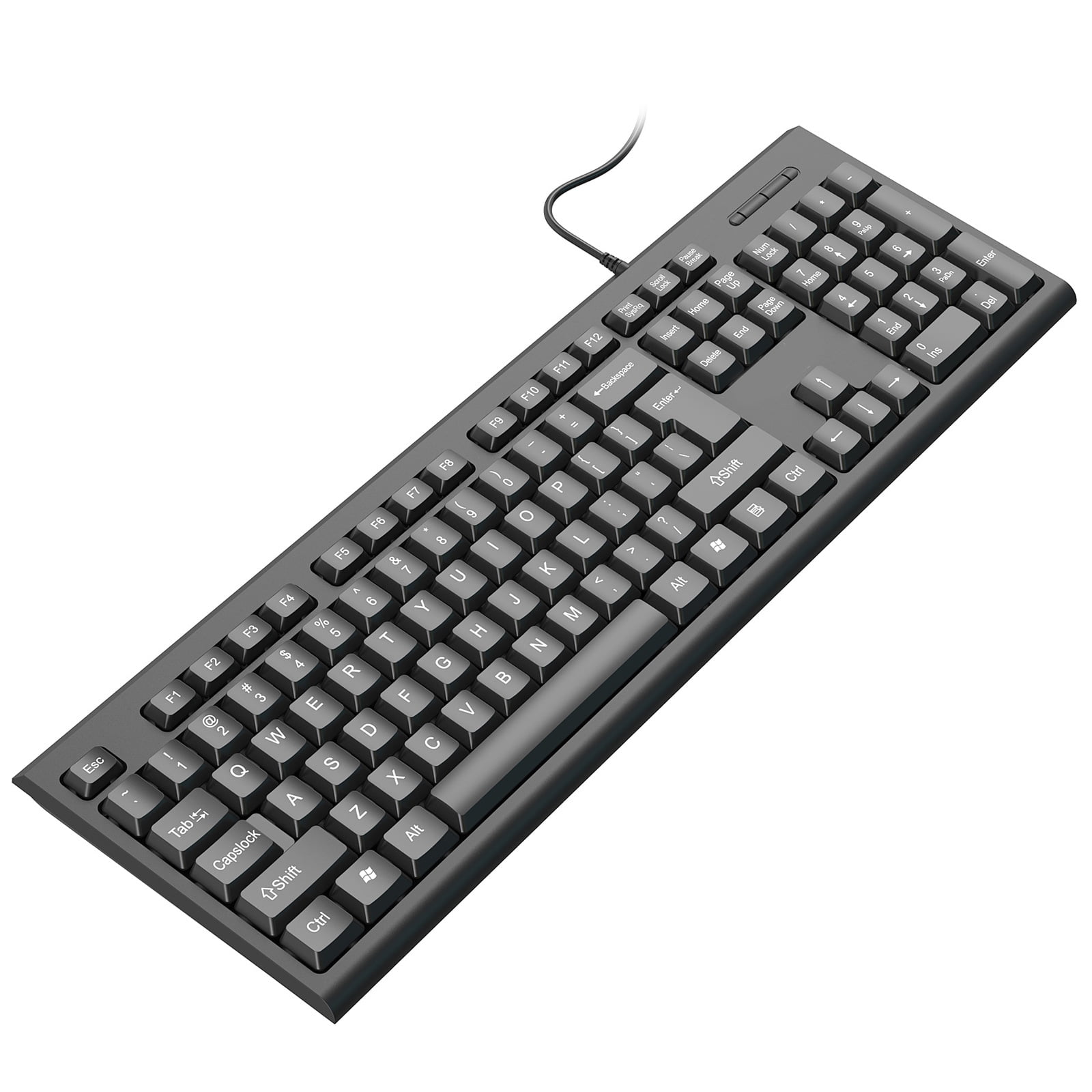 Mechanical Keyboard Hot Swappable Gaming Keyboards Corded Keyboard 104 Keys Keyboards for Computer Laptop