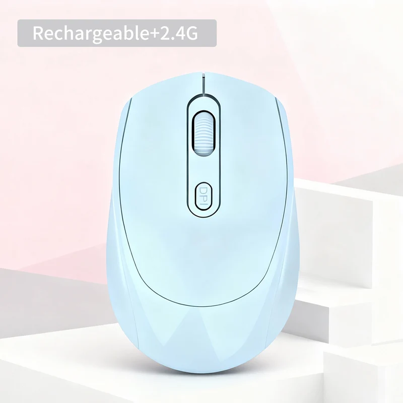 S24c1879130db41b39fe5d044071fd571O.webp Wireless Mouse Rechargeable, 2.4G Ergonomic Optical Mouse, Computer Mouse for Laptop, PC,Chromebook,Notebook, Small Cordless Mic