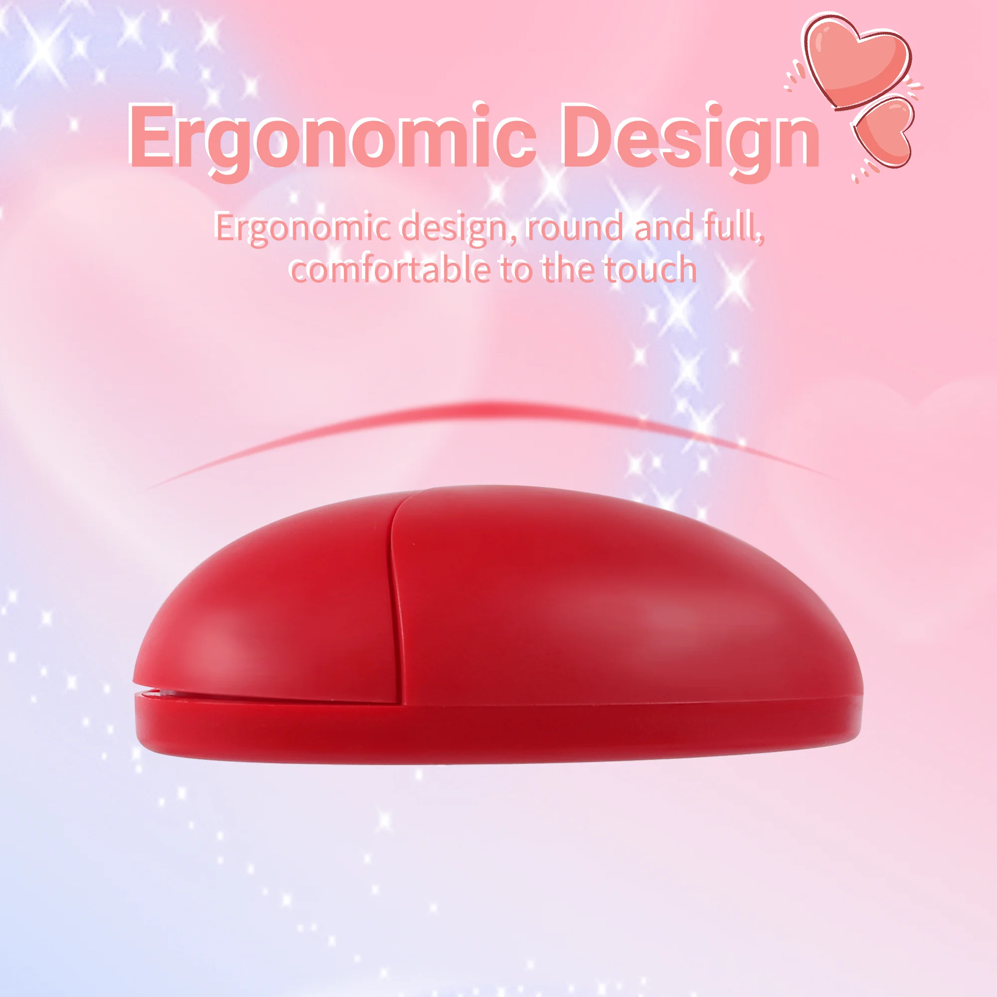 Love Mouse Wireless Or Wired Light Weight 2.4G Bluetooth Dual-mode Portable Ergonomics Design Computer Parts Office Use Mause