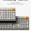 Node100 Hot Swappable Wireless Mechanical Keyboard 100Keys 100% Custom Low Profile Keyboard with Knob RGB Gasket Mounted