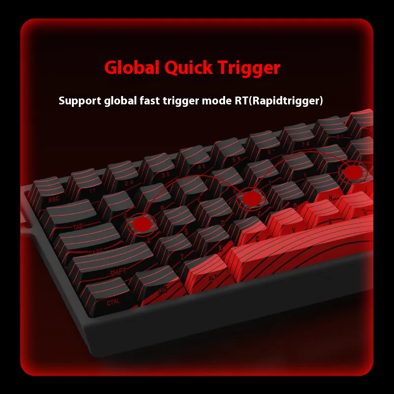 Mad60 Mad68 HE 8k Mechanical Keyboard Magnetic Switch Wired 60% 68% Gaming Keyboards Rapid Trigger Rgb Customs Keyboards