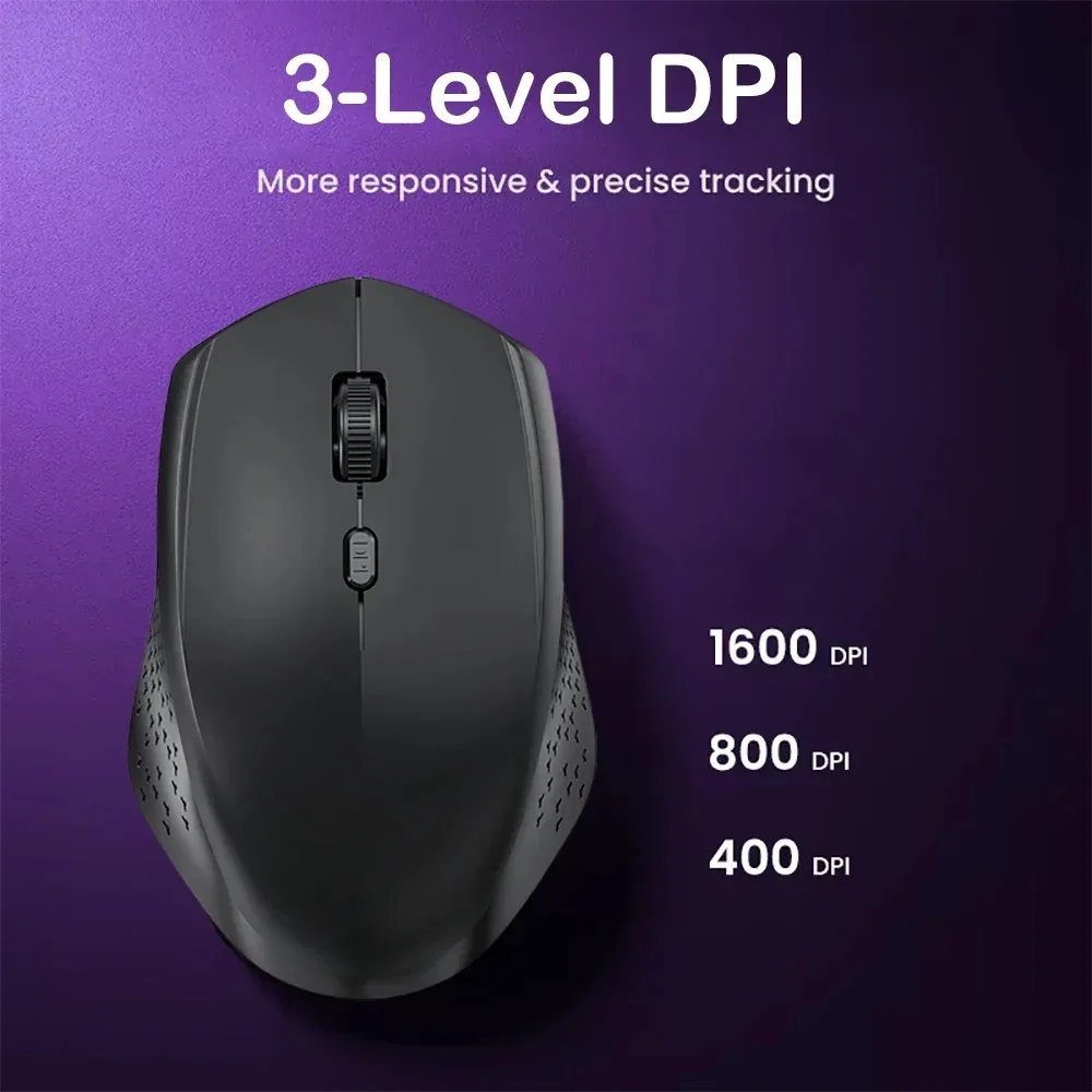 Dual-Mode Bluetooth 5.2 Mouse 2.4G Wireless Mouse Silent Mouse 1600DPI Rechargeable Gaming Mouse For Laptop Computer Win Mac OS
