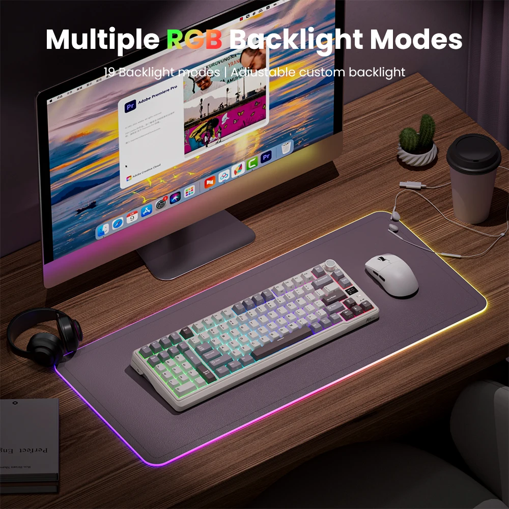 ROYAL KLUDGE L98 Gasket Wireless Mechanical Keyboard Left-Handed 95% Tri-Mode BT/2.4G/USB-C RGB Hot Swappable Gaming Keyboard