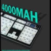 GMK104 Mechanical Keyboard Kit Three Mode Gaming Keyboard Hot Swap  Backlit Gasket Structure This VIA with display screen