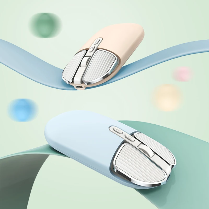 Wireless Silent Mouse Small Fresh Desktop Laptop Mobile Tablet Universal Lightweight Portable Bluetooth Mouse New 2026