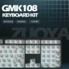 GMK108 Gaming Mechanical Keyboard Kit  RGB Backlight Hot Swap Backlit Gasket Structure support VIA/QMK