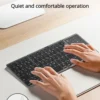 2026 New Three-Fold Folding Bluetooth Keyboard With Touchpad Portable Foldable Keyboard For PC Mac Smartphone IPad