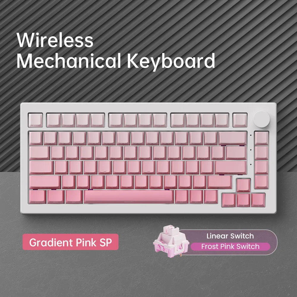 Sd394fc95c5594423841d3e1005818d6dv.webp 5075 V3 75% Mechanical Keyboard 8000/10000mAh 2.4GHz Wireless/ Wired Type-C/BT 5.0 Hot Swap RGB Gasket for Gaming Typing