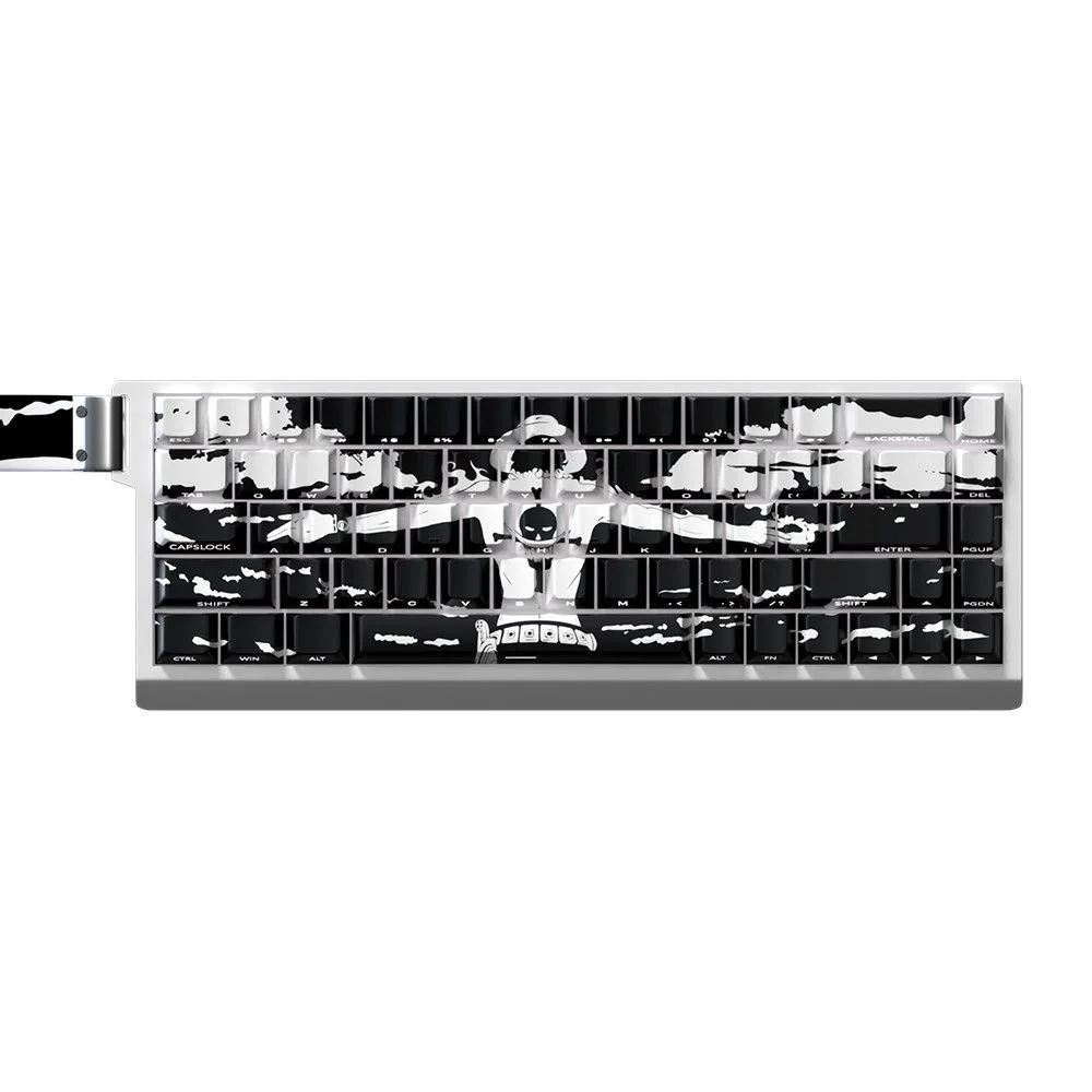 Sdf6ea0b87a204acba6110001ce37dfc5g.webp 73 Keys Ace Keycaps Anime Key Cap Set Cherry PBT Engraved Side Light Transmission 74 Keys for Mechanical Keyboard 61/65/68