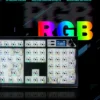 GMK104 Mechanical Keyboard Kit Three Mode Gaming Keyboard Hot Swap  Backlit Gasket Structure This VIA with display screen