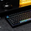 EPOMAKER HE80 75% Compact Layout Gasket Wired Hall Effect Magnetic Mechanical Keyboard DKS SOCD Adjustable Actuation RGB Backlit