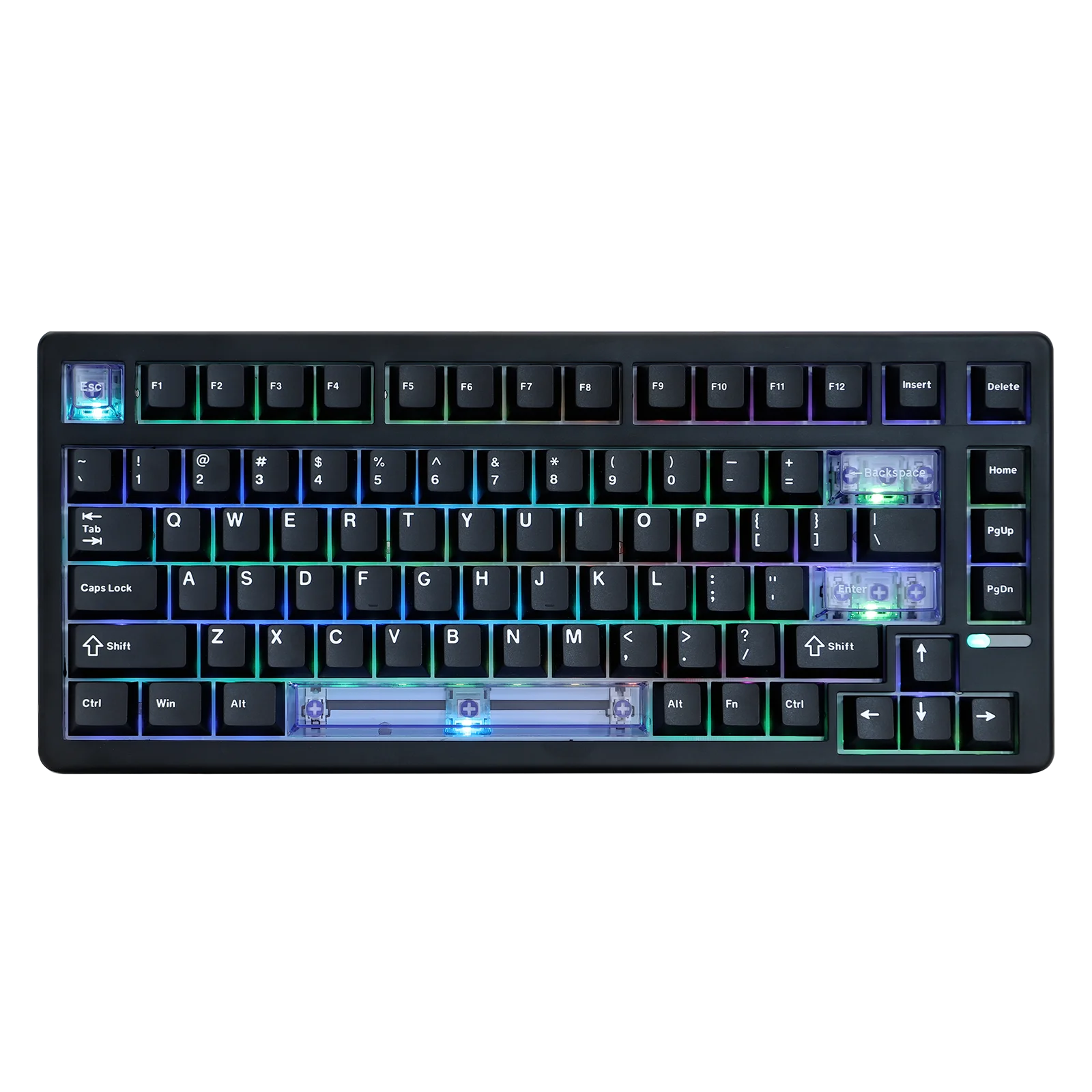 EPOMAKER HE80 75% Compact Layout Gasket Wired Hall Effect Magnetic Mechanical Keyboard DKS SOCD Adjustable Actuation RGB Backlit