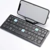 Jomaa Folding Keyboard Bluetooth Rechargeable Bluetooth Keyboard for Laptop iPad Phone Mini Portable Folding Keyboard