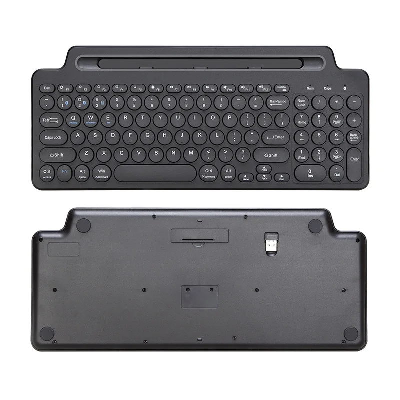KLW MLD-569 3 In 1 Bluetooth And 2.4G Wireless With Slot  Intelligent Touchpad Keyboard For Tablet Computer Mobilephone