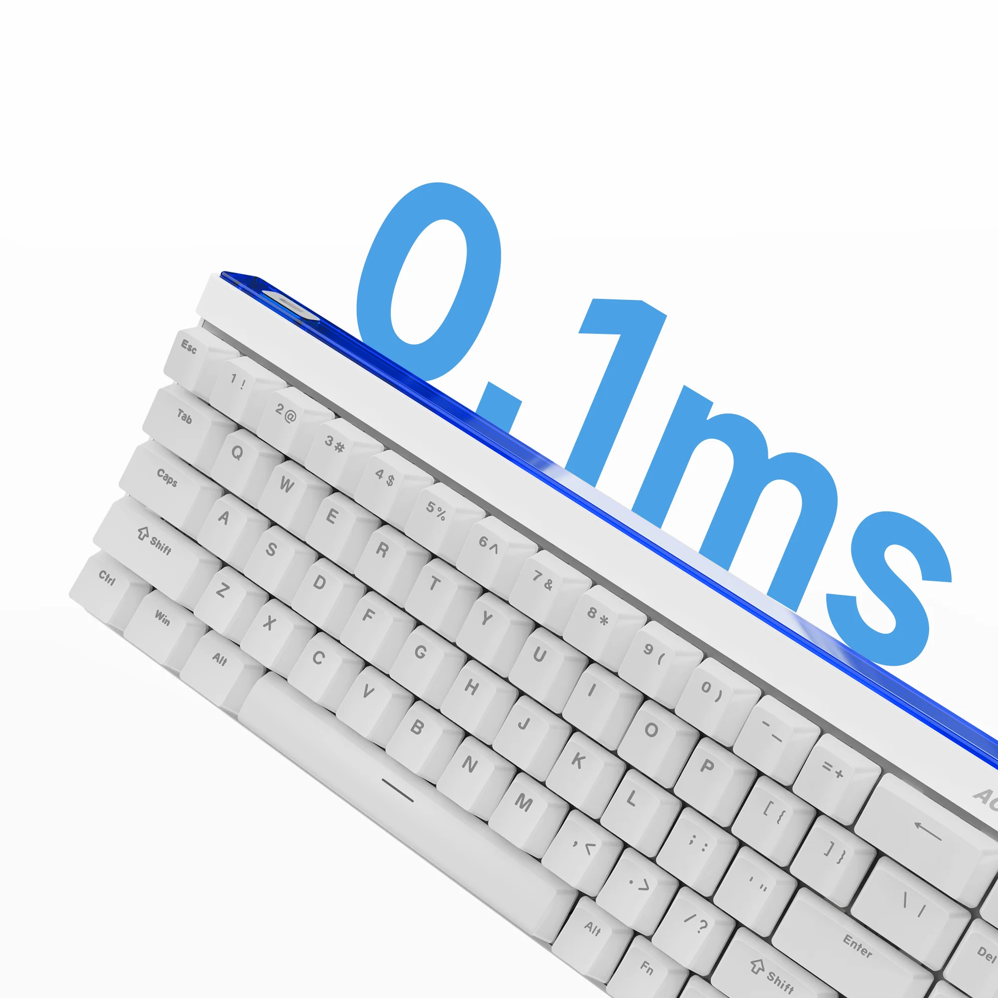 Mchose Ace68 Air Gaming Keyboard Hall Effect 0.001mm Rapid Trigger 8K+256K Polling Rate Dynamic RGB Light Box Magnetic