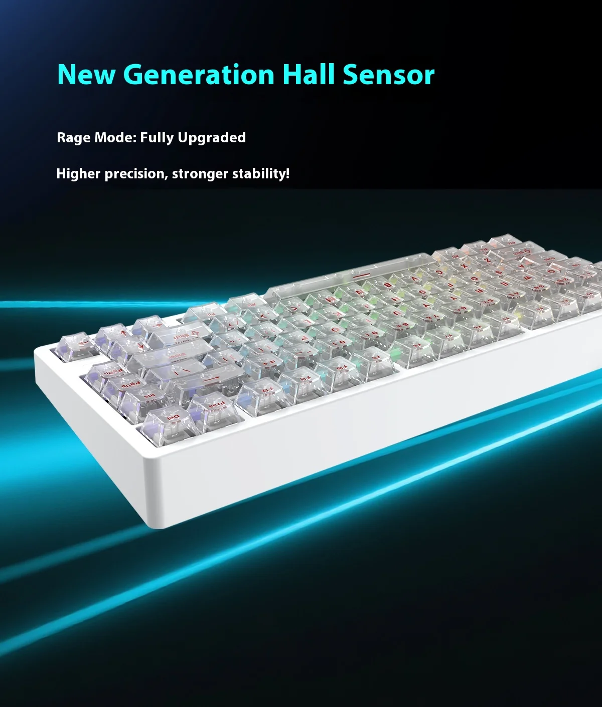 NEW IROK Carotmas Mars75 Pro Gaming Keyboard Magnetic Switch Keyboard 8K RT0.001mm Low Delay ARGB Gasket Ergonomic Custom 75%