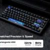 EPOMAKER HE80 75% Compact Layout Gasket Wired Hall Effect Magnetic Mechanical Keyboard DKS SOCD Adjustable Actuation RGB Backlit