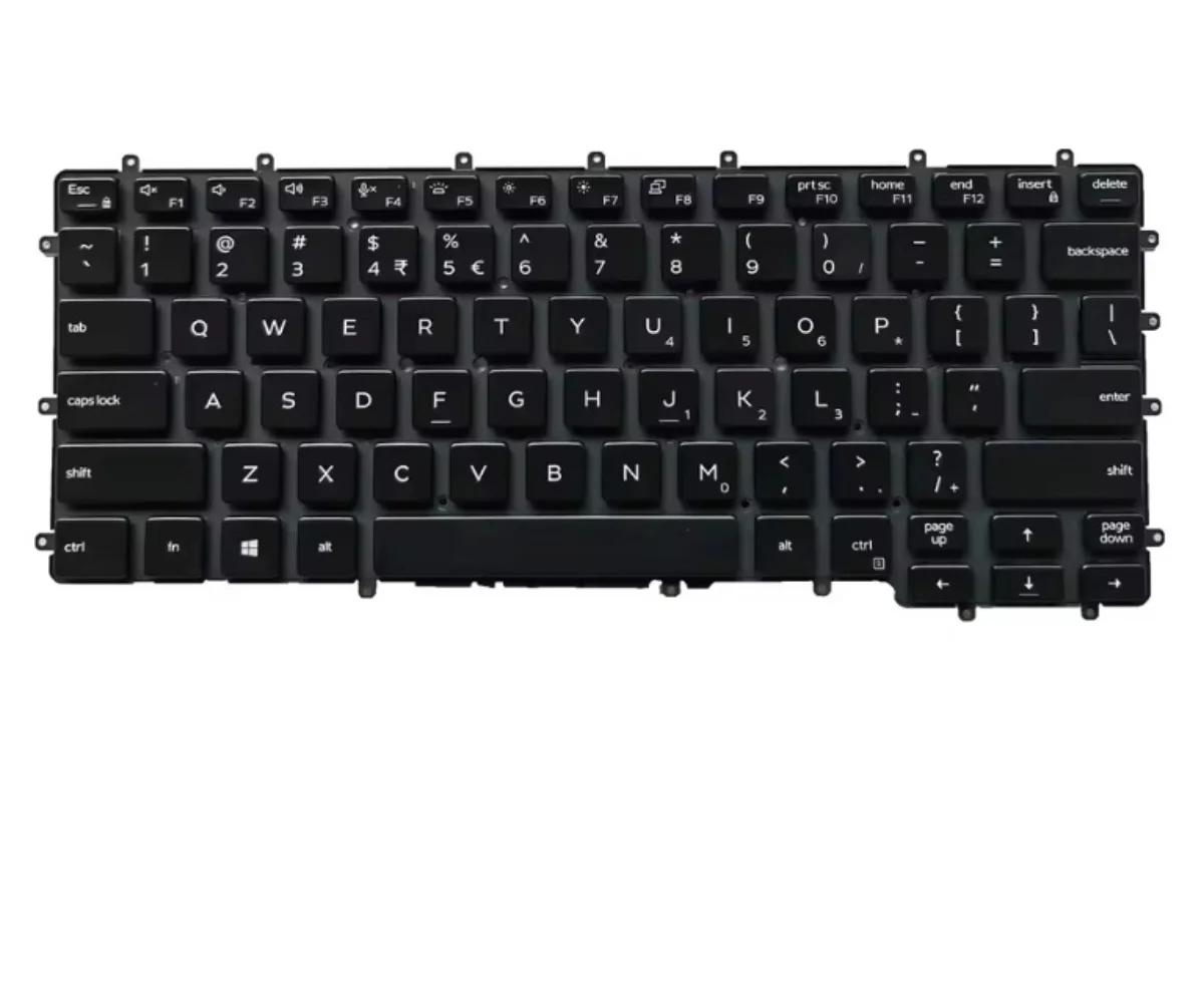 NEW US For Dell Latitude 7400 2-in-1 English Backlit Laptop Keyboard 476JH 0476JH Light