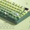 Womier SK80 Frog 75% Keyboard with Color OLED Display Mechanical Gaming Keyboard Gasket Mounted RGB Hot Swap Custom Keyboard