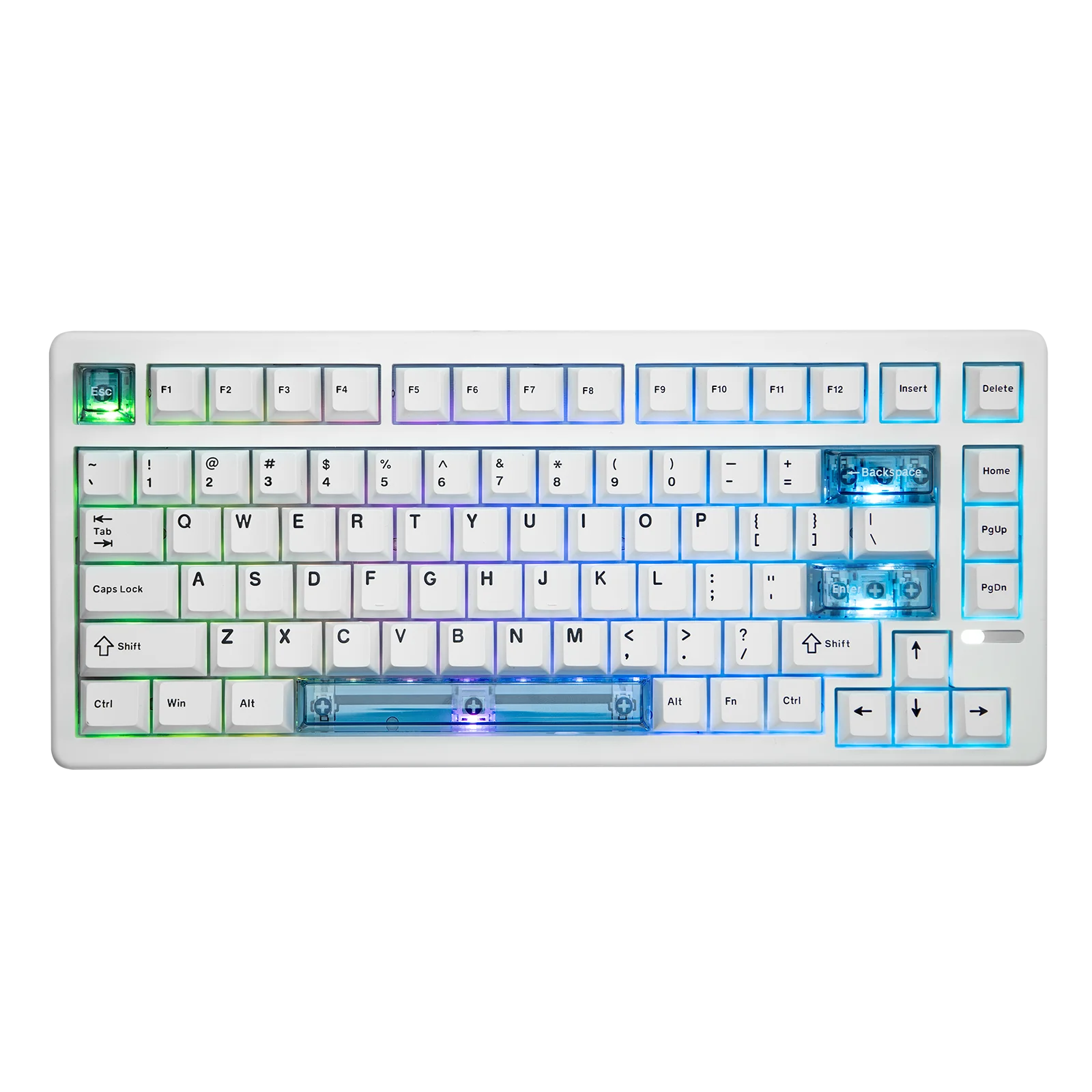EPOMAKER HE80 75% Compact Layout Gasket Wired Hall Effect Magnetic Mechanical Keyboard DKS SOCD Adjustable Actuation RGB Backlit