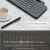 KLW MLD-569 3 In 1 Bluetooth And 2.4G Wireless With Slot  Intelligent Touchpad Keyboard For Tablet Computer Mobilephone